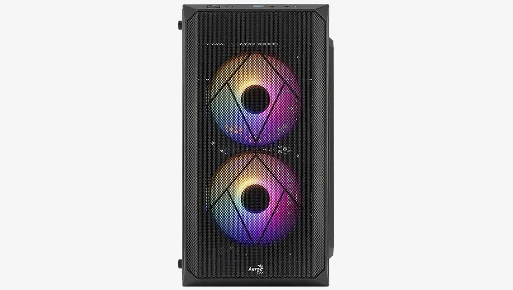 AeroCool carcasă mATX - CS-107-A-BK-v2 - 3 ventilatoare incluse - image 2