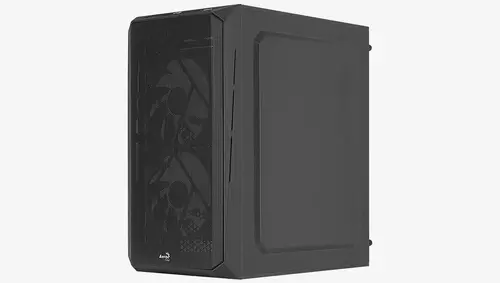 AeroCool κουτί υπολογιστή mATX - CS-107-A-BK-v2 - περιλαμβάνονται 3 ανεμιστήρες - 6