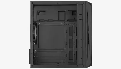 AeroCool κουτί υπολογιστή mATX - CS-107-A-BK-v2 - περιλαμβάνονται 3 ανεμιστήρες - 9