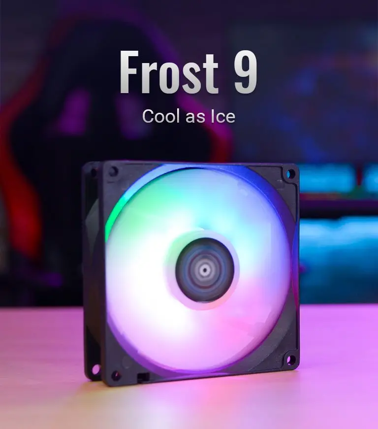 AeroCool ventilator Fan 92 mm - Frost 9 - Fixed RGB - ACF2-FS10117.11 - image 8