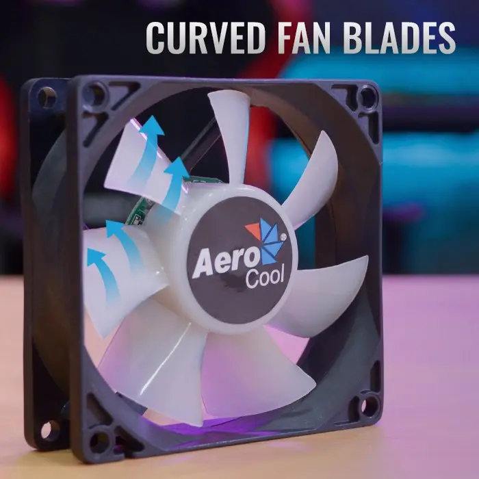 AeroCool ventilator Fan 80 mm - Frost 8 - Fixed RGB - ACF1-FS10117.11 - image 2