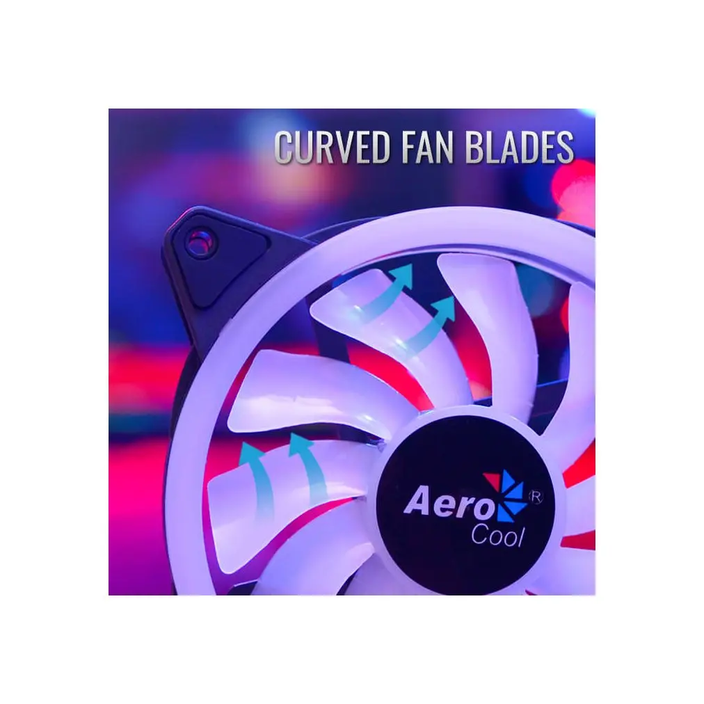 AeroCool ανεμιστήρας 120 mm - Duo 12 - Addressable RGB - ACF3-DU10217.11 - image 4