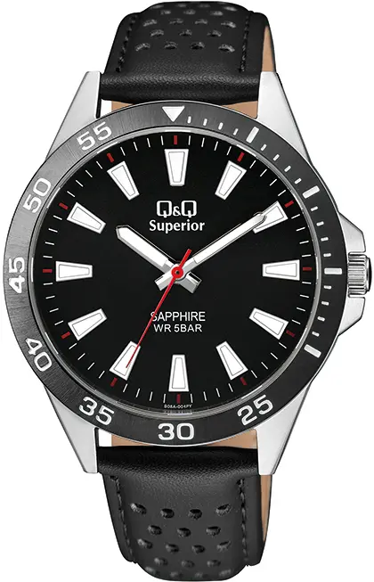 Ανδρικό αναλογικό ρολόι Q&Q Superior Sapphire - S08A-004PY