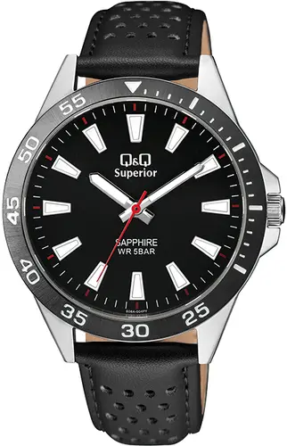 Ανδρικό αναλογικό ρολόι Q&Q Superior Sapphire - S08A-004PY