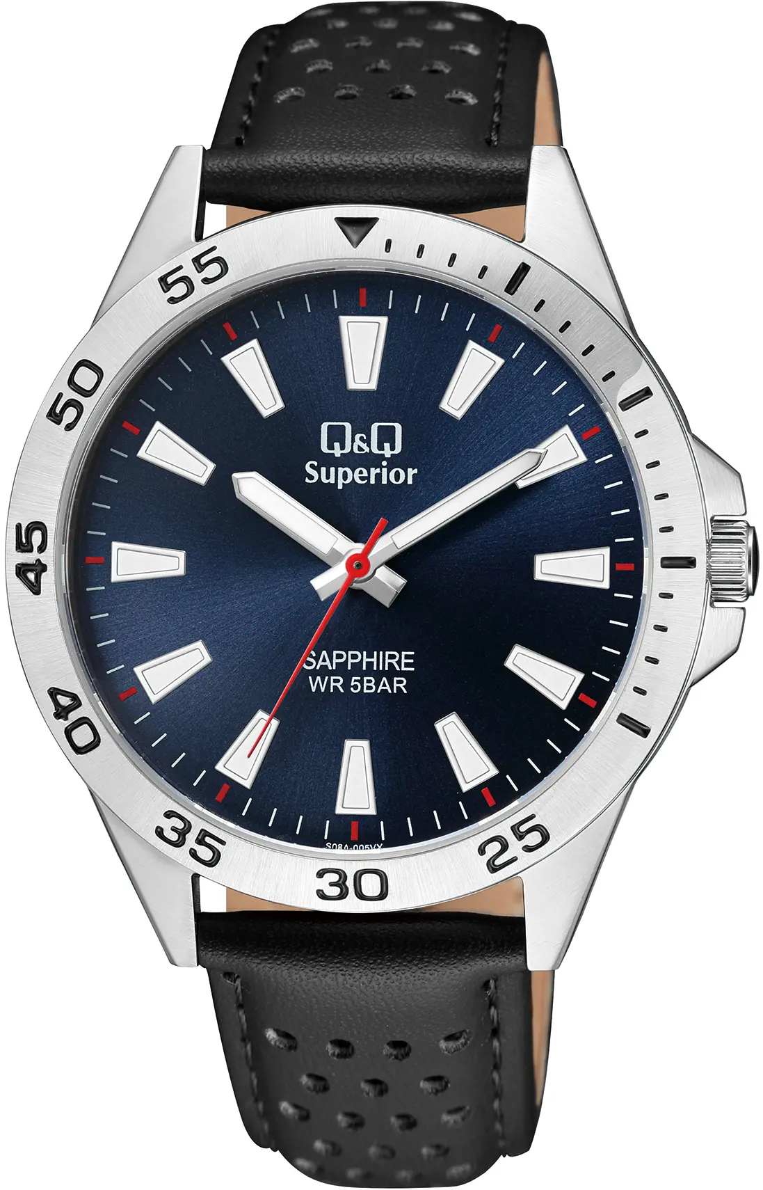 Ανδρικό αναλογικό ρολόι Q&Q Superior Sapphire - S08A-005PY
