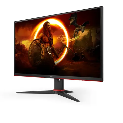 Монитор, AOC 27G2SPAE/BK, 27" IPS WLED, 1920x1080@165Hz, 4ms GtG, 1ms MPRT, 250cd/m2, 1000:1, DCR 80M:1, Adaptive Sync, FlickerFree, Low Blue Mode, 2Wx2, Tilt, D-SUB, HDMI, DP - image 1