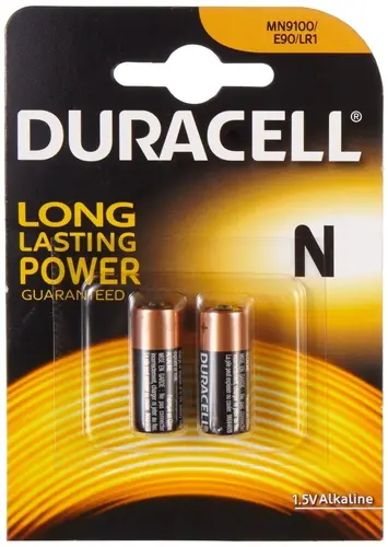 Baterie alcalină DURACELL LR-1 /2 buc. în ambalaj/ 1.5V - 1