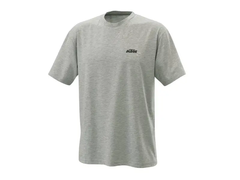 Тениска UPW21005330 STAMP TEE GREY MELANGE KTM