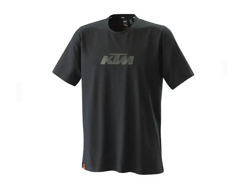 Тениска PURE LOGO TEE BLACK KTM