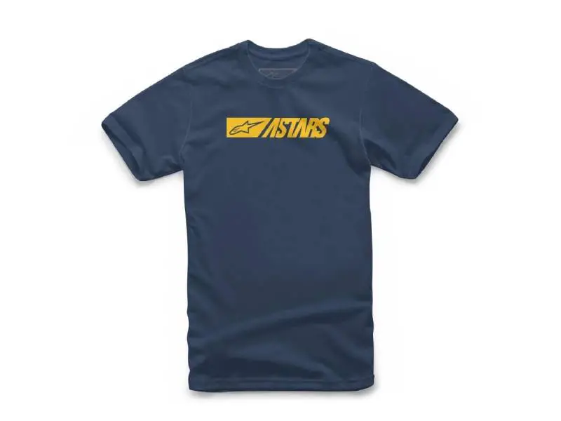 Тениска REBLAZE TEE NAVY/HI VIS YEL ALPINESTARS