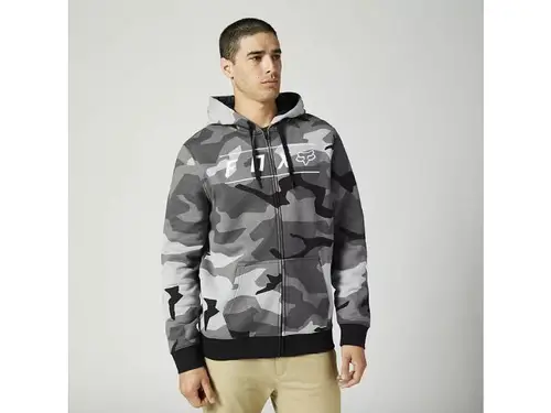 Суитчър PINNACLE CAMO ZIP FLEECE BLK CAM FOX