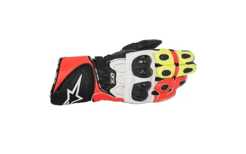 Ръкавици GP PLUS R ALPINESTARS - Черен/Бял/Червен/Жълт, M