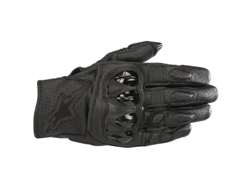 Ръкавици CELER V2 LEATHER BLACK BLACK ALPINESTARS - S