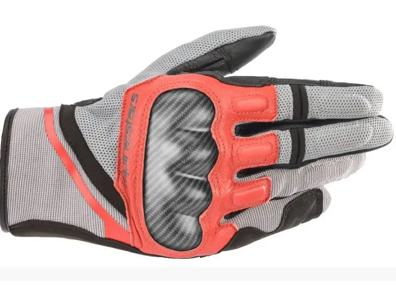 Ръкавици CHROME GLOVES ASH GRY BLK RED ALPINESTARS