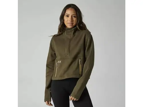 Дамски суитчър CALIBRATED DWR ZIP FLEECE OLV GRN FOX - XS