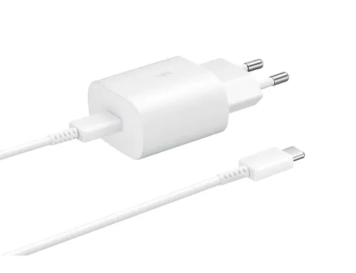 Зарядно устройство, Samsung Super Fast Travel Charger, 25W, USB-C, White - image 2