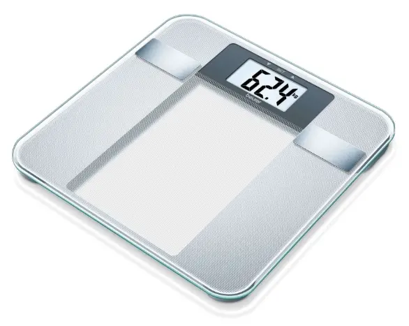Cântar, Beurer BG 13 cântar de baie de diagnosticare; display XL; greutate corporală, grăsime corporală, apă corporală, procent de mușchi, masă
