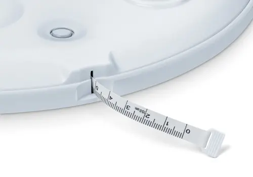 Cântar, Beurer BY 90 cântar pentru bebeluși, Transfer de date prin Bluetooth, Funcție de blocare automată și manuală, Suprafață de cântărire curbată - 3