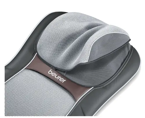 Масажор, Beurer MG 295 HD 3D Shiatsu seat cover black, 3D back massage, 2 rotating Shiatsu neck massage, Movement along the spine, 3 individually selectable massage areas, 2 speed settings, Leather-effect surface washable PU, Washable mesh cover for neck (40°C) - image 2