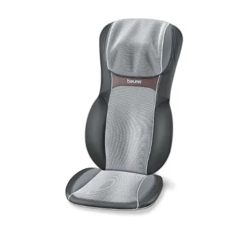 Масажор, Beurer MG 295 HD 3D Shiatsu seat cover black, 3D back massage, 2 rotating Shiatsu neck massage, Movement along the spine, 3 individually selectable massage areas, 2 speed settings, Leather-effect surface washable PU, Washable mesh cover for neck (40°C) - image 5