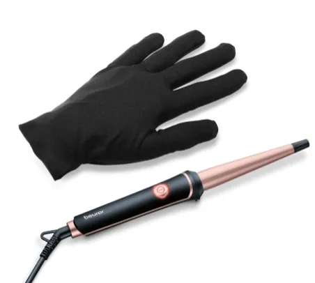 Маша, Beurer HT 53 curling tongs, 13-25 mm, with conical heating element,Ceramic keratin coating,Incl. heat-resistant protective glove,200°,automatically Switches off after 30 minutes - image 1