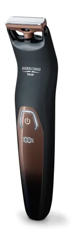Машинка за подстригване, Beurer HR 6000 body groomer,Double-sided shaving blade and rotating attachment with 13 different trim lengths for the body and face,quick-charge function, LED display, Water-resistant - image 2