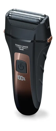 Машинка за бръснене, Beurer HR 7000 foil shaver, triple-blade shaving system, extendable trimmer,LED display, Removable shaver head, Water-resistant, quick-charge function, 60 minutes shaving time - image 1