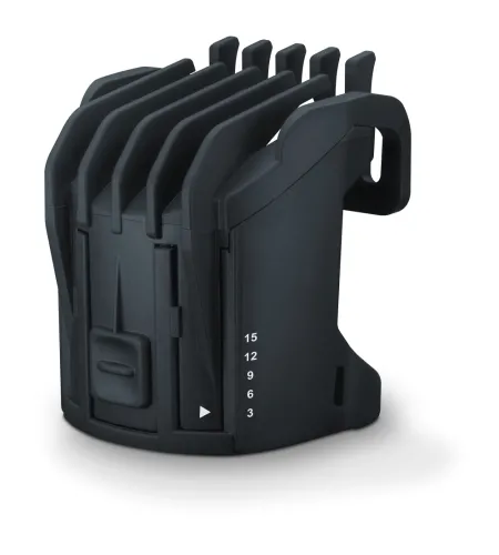 Машинка за подстригване, Beurer HR 5000 hair clipper, 2 Attachments, Individually adjustable cutting lengths and 5-step precision adjustment, quick-charge function, LED display with battery display, travel lock display, charge display as well as oil indicator, 11 cutting lengths - image 5