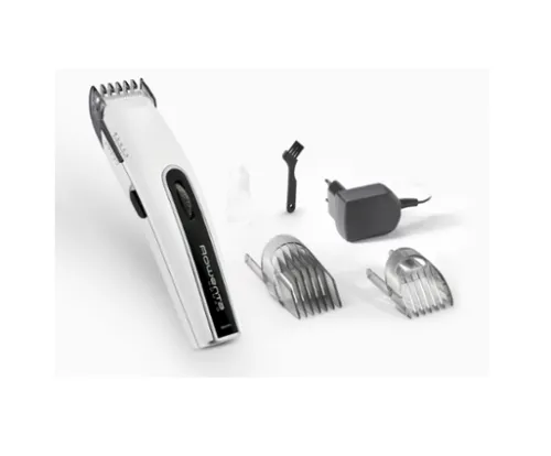 Машинка за подстригване, Rowenta TN1400F1, Hair clipper Nomad, new design, 2 adjustable combs with 9 settings each (3-15 mm, 18-30mm), rechargeable, corded, autonomy 40min + main, stainless steel blade, charging led, charging stand