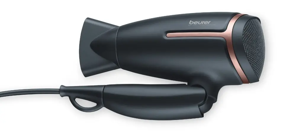 Πιστολάκι μαλλιών, Beurer HC 25, 1 600 W, λειτουργία ιονισμού, πτυσσόμενη λαβή, 2 ρυθμίσεις θερμότητας, 2 ρυθμίσεις ροής αέρα, κρύος αέρας, στόμιο - image 2
