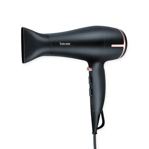 Πιστολάκι μαλλιών, Beurer HC 25, 1 600 W, λειτουργία ιονισμού, πτυσσόμενη λαβή, 2 ρυθμίσεις θερμότητας, 2 ρυθμίσεις ροής αέρα, κρύος αέρας, στόμιο - 1