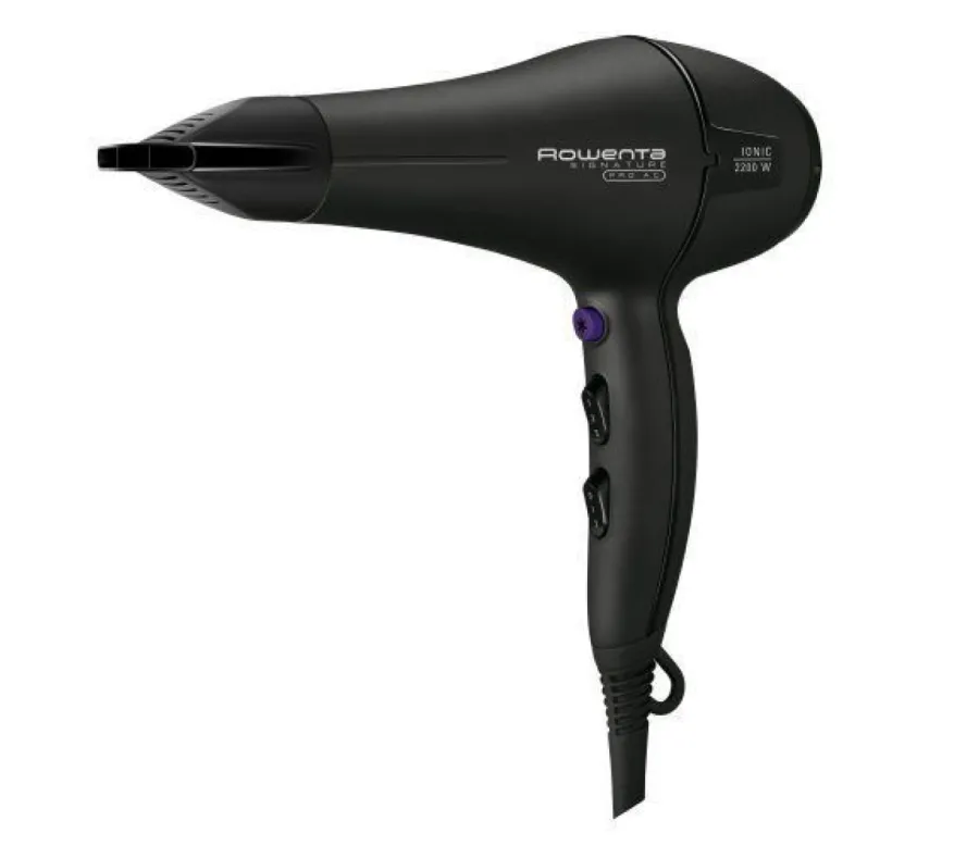 Сешоар, Rowenta CV7840F0, Signature PRO AC, 2200W, AC motor, 3temp / 2 speeds, cool air, diffuser, concentrator (7mm, 9mm) - image 1