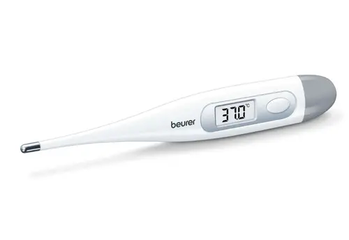 Termometru, Beurer FT 09/1 termometru clinic, Tehnologie de măsurare prin contact, Afișare în °C, Capac de protecție; Rezistent la apă, alb - 1