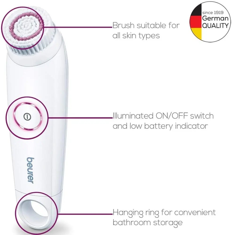 Уред за лице, Beurer FC 45 Facial brush,1 attachments, 2 speeds,water-resistant,Lithium-ion battery,For daily use - image 5