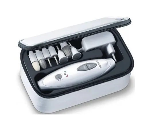 Комплект за маникюр/педикюр, Beurer MP 41 Manicure/pedicure set, 7 attachments, 2 speed levels, LED light, storage case - image 1