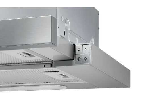 Аспиратор, Samsung NK24M1030IS/UR, Wall Mount Telescopic Cooker Hood, Built-in, 60cm, Engine 1, 3 Gears of Extract, Noise Value 71 dBA, Energy Efficiency Class: C, Type of controls - Push button - image 4