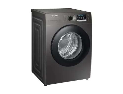 Пералня, Samsung WW70TA026AX/LE, Washing Machine,  7kg, 1200 rpm,  Energy Efficiency B, Eco Bubble, Hygiene Steam, Spin Efficiency B,  Stainless steel, Black door - image 1