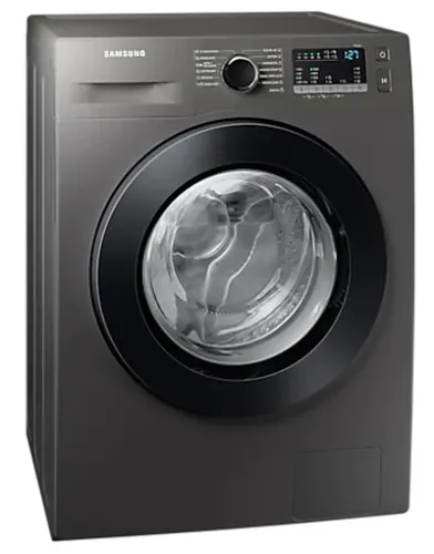 Пералня със сушилня, Samsung WD80T4046CX/LE, Washing Machine/Dryer, 8/5kg, 1400rpm, Energy Efficiency C/E, Spin Efficiency B, LED Display, Eco Bubble, Bubble Soak, Air Wash, Hygiene Steam, Stainless steel, Black door - image 1