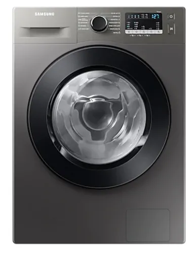 Пералня със сушилня, Samsung WD80T4046CX/LE, Washing Machine/Dryer, 8/5kg, 1400rpm, Energy Efficiency C/E, Spin Efficiency B, LED Display, Eco Bubble, Bubble Soak, Air Wash, Hygiene Steam, Stainless steel, Black door
