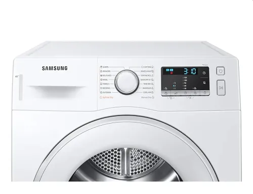 Сушилня, Samsung DV80TA020TT/LE, Tumble Dryer with Heat Pump technology, 8kg, A++, Wrinkle prevention, Quick Dry 35 ',LED, Diamond drum, White - image 10