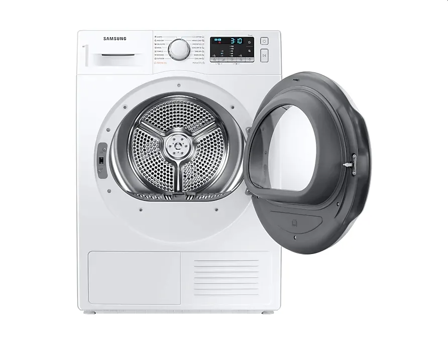 Сушилня, Samsung DV80TA020TT/LE, Tumble Dryer with Heat Pump technology, 8kg, A++, Wrinkle prevention, Quick Dry 35 ',LED, Diamond drum, White - image 3