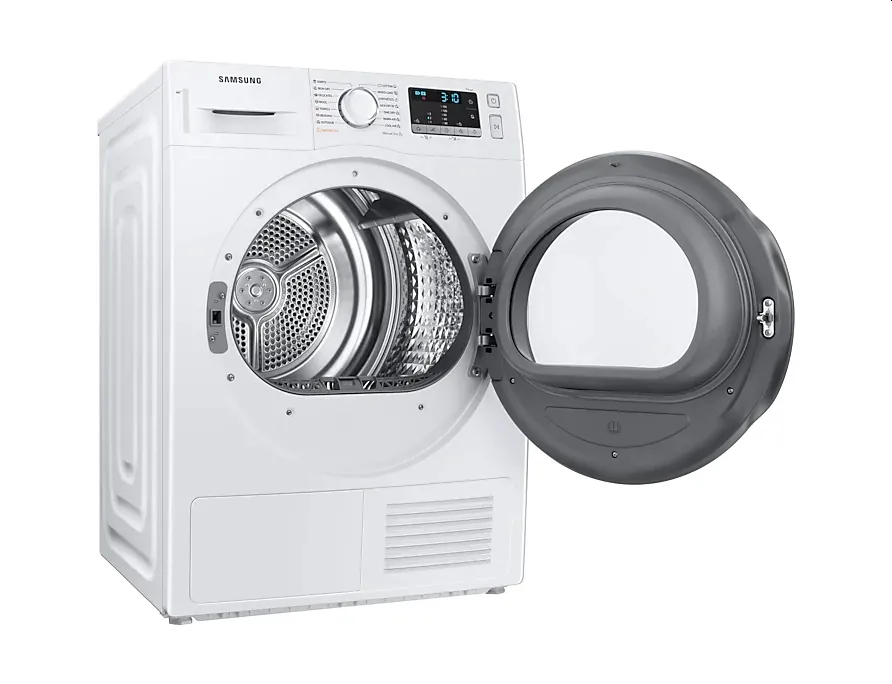 Сушилня, Samsung DV80TA020TT/LE, Tumble Dryer with Heat Pump technology, 8kg, A++, Wrinkle prevention, Quick Dry 35 ',LED, Diamond drum, White - image 4