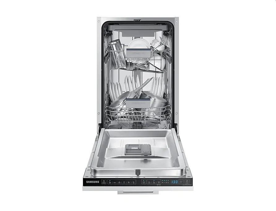 Съдомиялна машина, Samsung DW50R4050BB/EO, Built-in Dishwasher, 45cm, Capacity 10 p/s, Energy Efficiency F, Programs 6,  Cutlery drawer, LED Display, Water Consumption Per Cicle 9.9 L, Noise Level 46 dBA - image 3