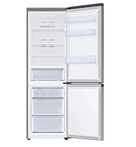 Хладилник, Samsung RB34T670ESA/EF, Refrigerator with SpaceMax Technology, Fridge Freezer, Total 344l, refrigerator 230l, freezer 114l, Energy Efficiency E, All-Around Cooling, No frost, 35dB, 185/59.5/65.8, Metal graphite - image 2
