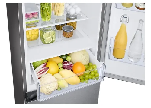 Хладилник, Samsung RB34T670ESA/EF, Refrigerator with SpaceMax Technology, Fridge Freezer, Total 344l, refrigerator 230l, freezer 114l, Energy Efficiency E, All-Around Cooling, No frost, 35dB, 185/59.5/65.8, Metal graphite - image 7