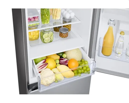 Хладилник, Samsung RB34T652ESA/EF, Refrigerator with SpaceMax Technology, Fridge Freezer, Total 341l, refrigerator 227l, freezer 114l, Energy Efficiency E, All-Around Cooling, No frost, Display, Water dispenser, 35dB, 186/59.5/65.8,  Metal graphite - image 8