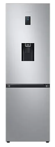 Хладилник, Samsung RB34T652ESA/EF, Refrigerator with SpaceMax Technology, Fridge Freezer, Total 341l, refrigerator 227l, freezer 114l, Energy Efficiency E, All-Around Cooling, No frost, Display, Water dispenser, 35dB, 186/59.5/65.8,  Metal graphite
