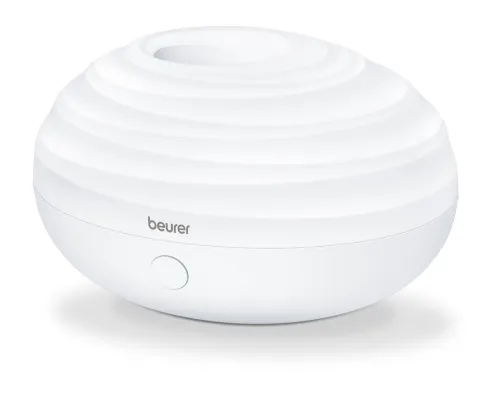 Ароматизатор, Beurer LA 20 Aroma Diffuser; suitable for water-soluble aroma oils; ultrasound humidification technology; colour-changing LED; tank capacity 80 ml; two power supply USB cable and USB plug; for rooms up to 10 m2