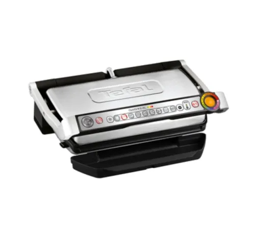 Барбекю, Tefal GC722D34, Optigrill+ XL Silver, 800cm2 cooking surface, automatic cooking sensor, 9 automatic programs, 4 adjustable temp., cooking level indicator, non-stick die-cast alum. Plates