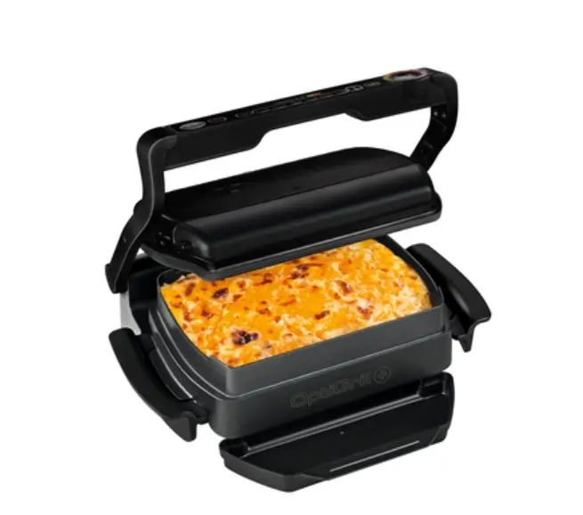 Grătar, Tefal GC714834, Optigrill+ Black Snacking, suprafață de gătit 600cm2, tavă snacking, senzor automat de gătit, 6 programe automate - image 2